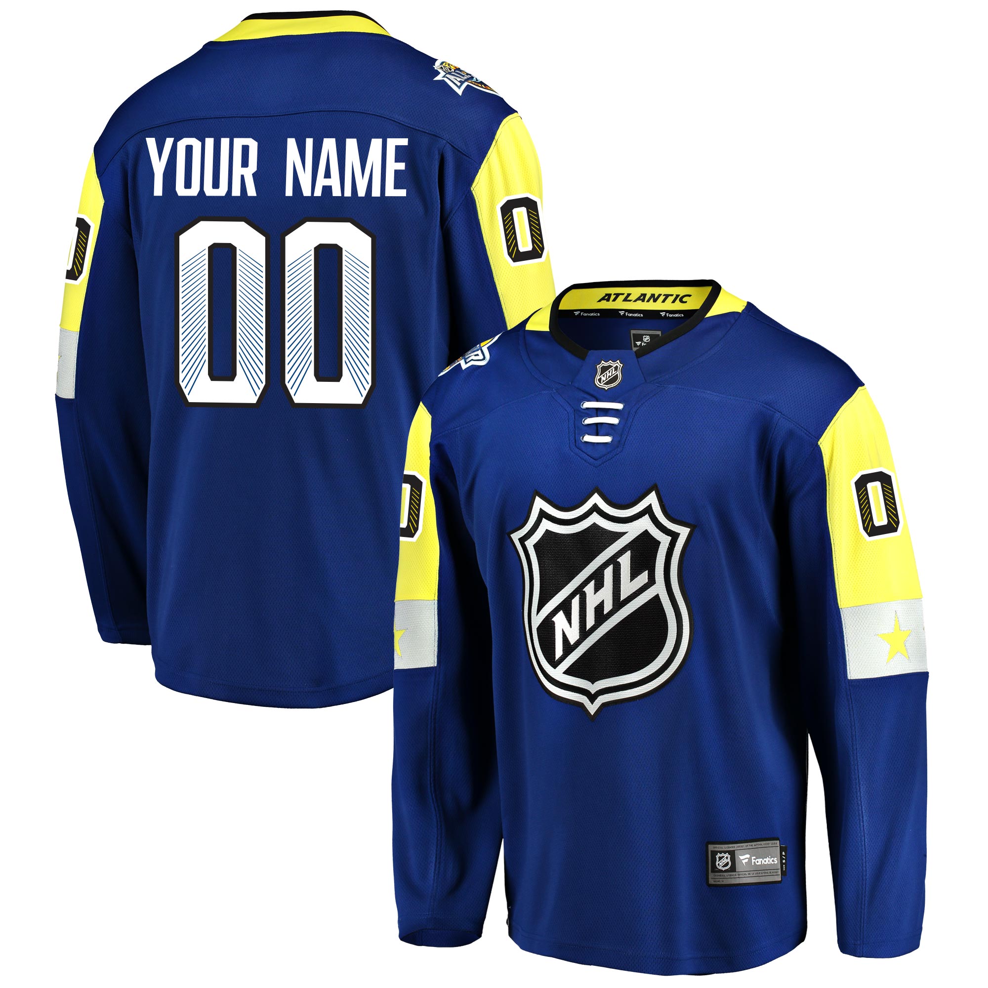 Mens NHL Atlantic Division All Star Fanatics Branded Breakaway Jersey  Customised